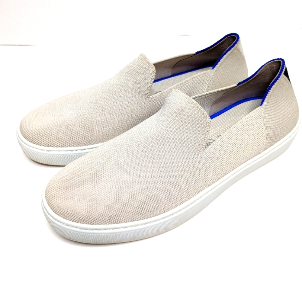 Rothys Slip on Cream Sneakers | Size 8